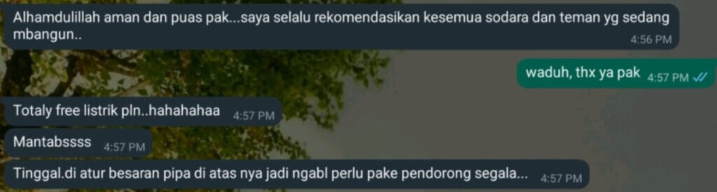 Testimonial Pelanggan